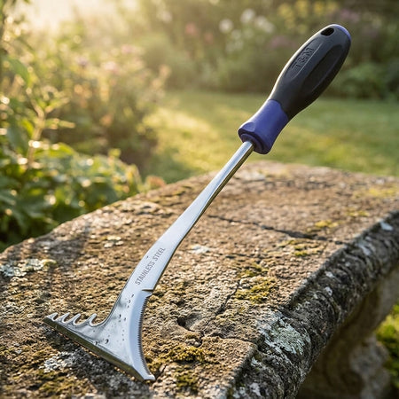 12.5-Inch Stainless Steel Crack Weeder with L-Shaped Blade
