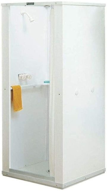 2026 Portable Compact Mobile Home Stand Up Shower Stall Kit 32 in x 32 in