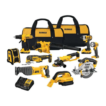 2026 10-Tool Combo Kit with Batteries and Charger