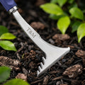 L-shaped stainless steel crevice weeder