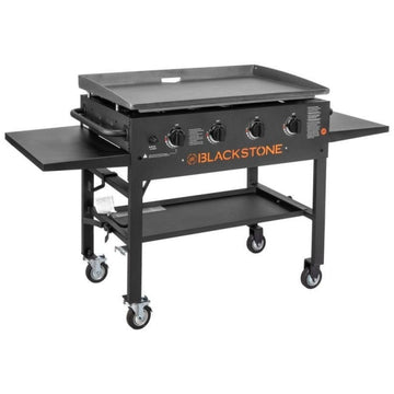 2026 4-Burner 36" Griddle Cooking Station with Side Shelves
