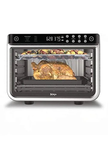 2026 DT201 Foodi 10-in-1 XL Pro Air Fry Digital Countertop Convection Toaster Oven with Dehydrate and Reheat, 1800 Watts, Stainless Steel Finish, Silver