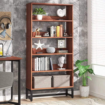 2026 70.87 Inch Tall 5-Tier Bookcase, Large Bookshelf with 31.5 Inch Wide Storage