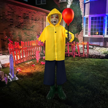 2026 Halloween Decorations Outdoor - 12 Ft Animated Hovering Witch Animatronics