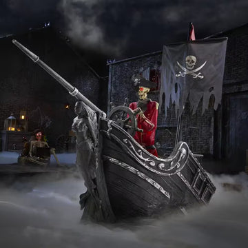 2026 9.5 FT Dead Water Giant-Sized Animated LED Pirate Ship