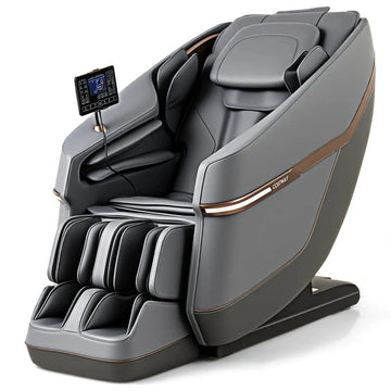 2026 Full Body Zero Gravity Massage Chair, SL Track Massage Recliner with Airbags, Back & Waist Heater, Foot Rollers, Touch Screen, Auto Shoulder Scan
