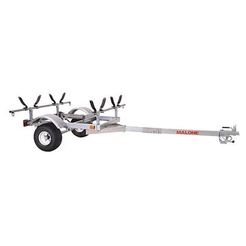 2026 LowMax 2 Kayak Trailer Package, 600 lb Capacity, Galvanized Steel, LED Lights, 70 MPH Rated Tires