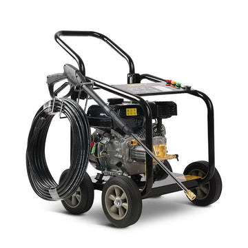 2026 4800PSI Petrol High Pressure Cleaner Washer 10HP 20M Hose Gurney