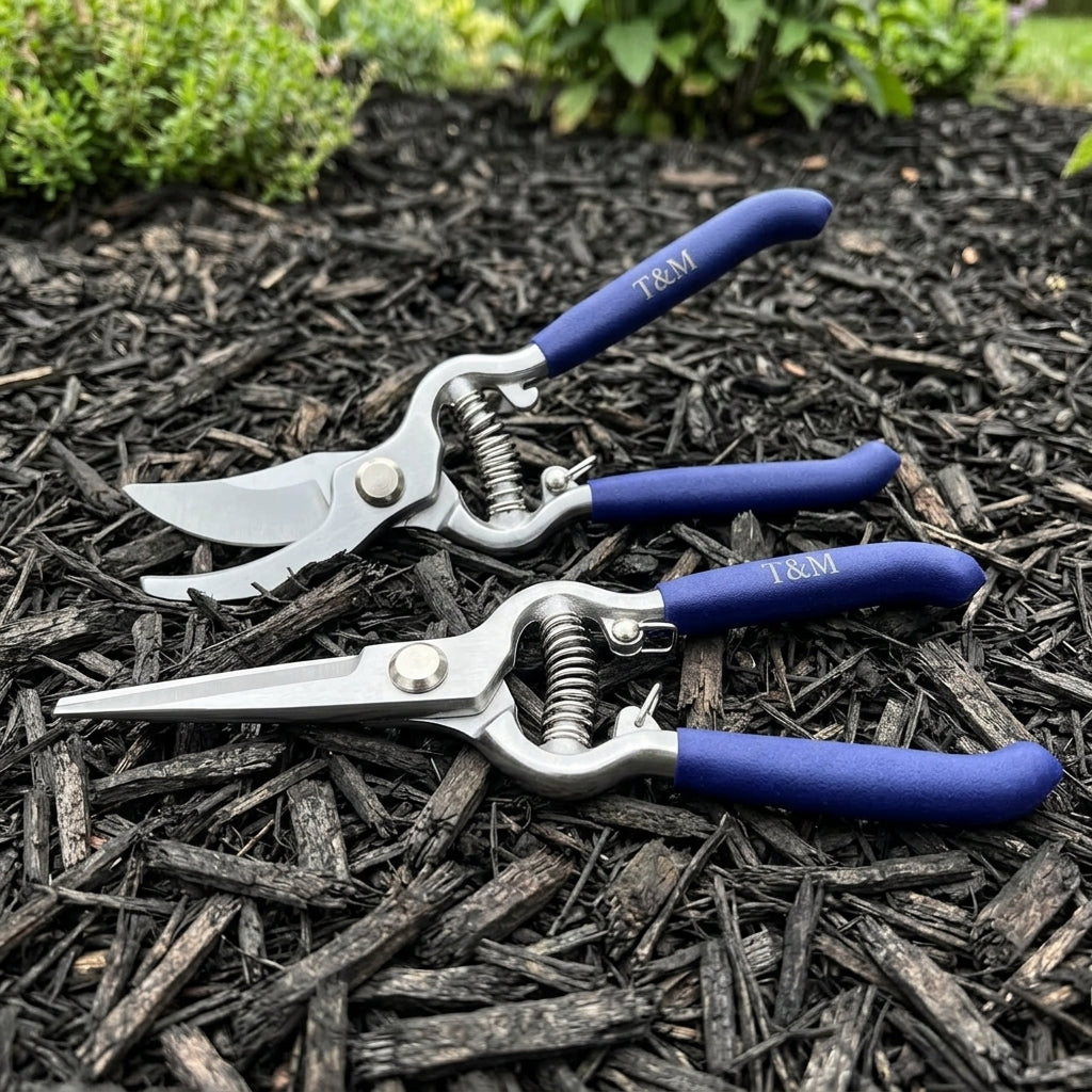 #55 carbon steel garden pruner set