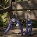 garden pruning set with bypass shear